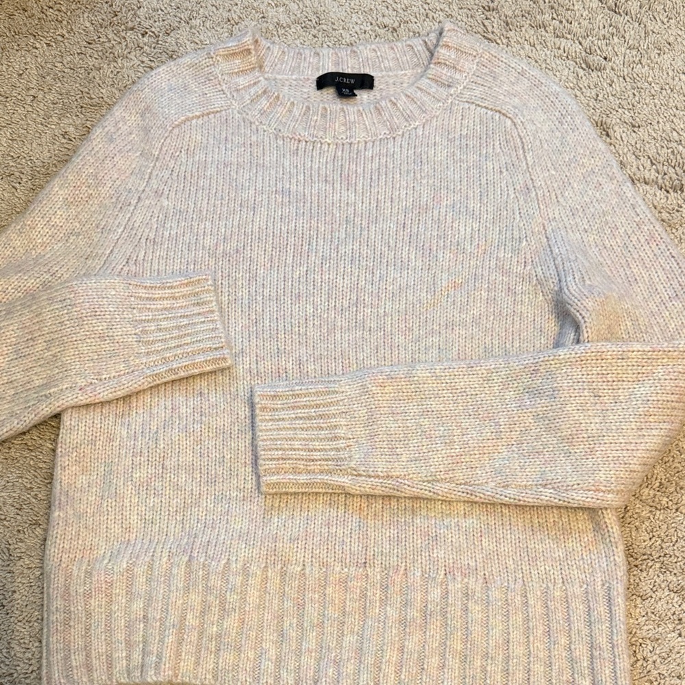 J. Crew Light Beige Knit Pullover